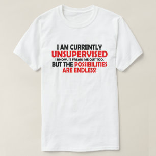 CAMISETA ACTUALMENTE NO ESTOY SUPERVISADO. ¡LAS POSIBILIDA