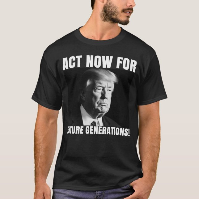 Camiseta Actuar ahora para las generaciones futuras - Conci (Anverso)
