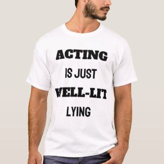 CAMISETA ACTUAR ES SIMPLEMENTE UNA MENTALIDAD BIEN ILUMINAD