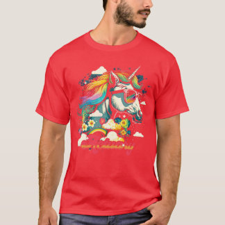 Camiseta Actuario de Rainbow Unicorn