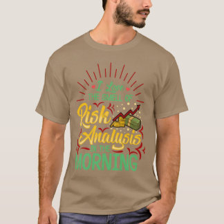 Camiseta Actuario I Lovehe Olor Del Análisis De Riesgos En 