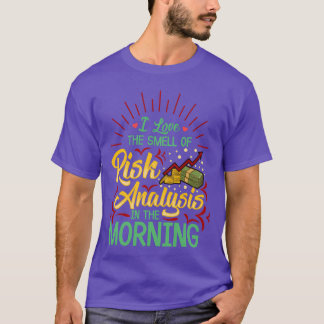 Camiseta Actuario I Lovehe Olor Del Análisis De Riesgos En 