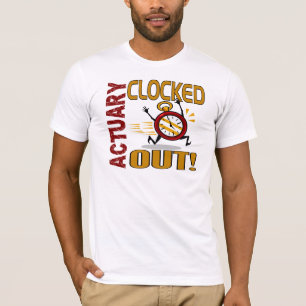 Camiseta Actuario registrado hacia fuera