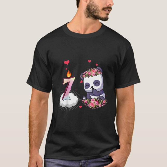 Camiseta Acuarela 7.ª Panda (Anverso)