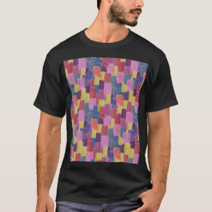 Camiseta acuarela abstracta: fondo salpicado sin costuras.