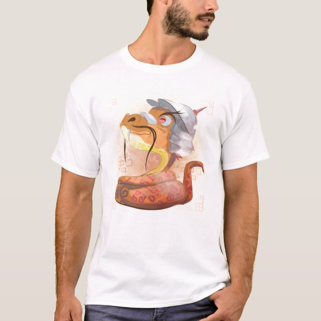 Camiseta Acuarela Año de la Serpiente, Samurái (Anverso)