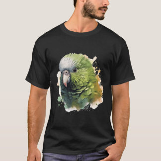 Camiseta Acuarela Aptivante Kakapo Diseño Artístico Salvaje