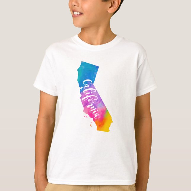 Camiseta Acuarela California (Anverso)