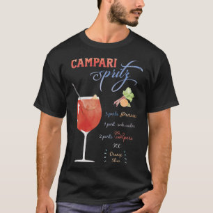 Camiseta Acuarela Campari Spritz