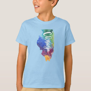 Camiseta Acuarela Chicago