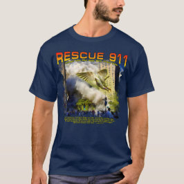 Camiseta acuarela compuesta "Rescue 911" 