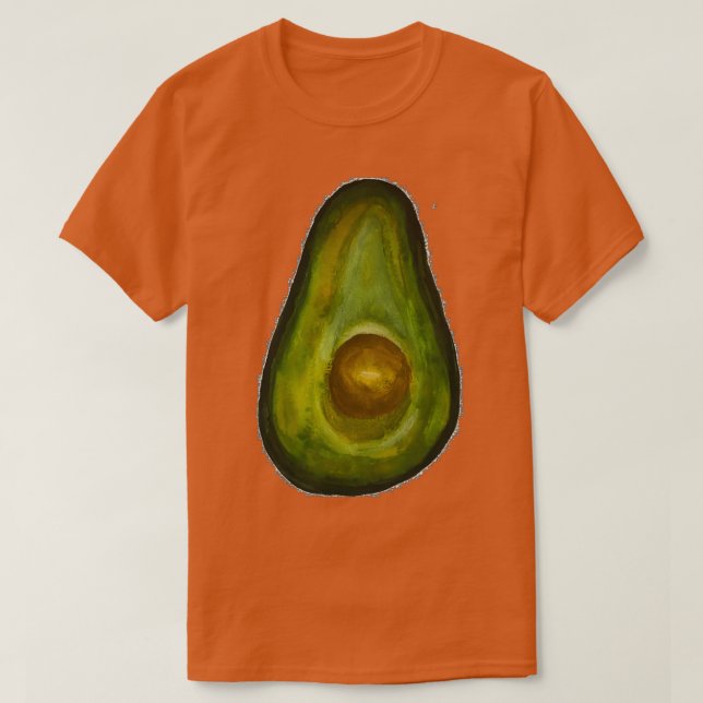 Camiseta Acuarela de aguacate (Diseño del anverso)