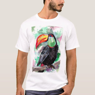 Camiseta Acuarela de ave tucana