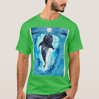 Camiseta acuarela de ballena