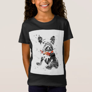 Camiseta Acuarela de Bulldog francés Regalos de Perro Lo