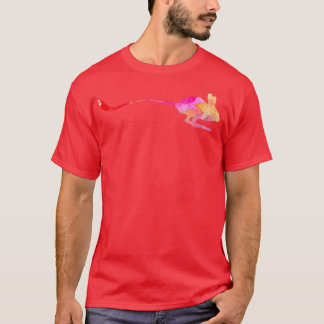 Camiseta Acuarela de canguro, acuarela de pintura