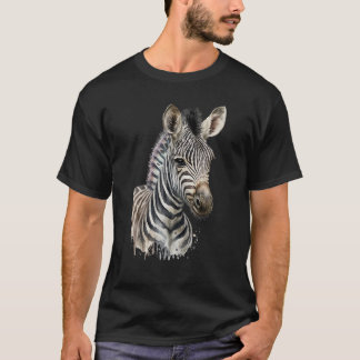Camiseta Acuarela de cebra