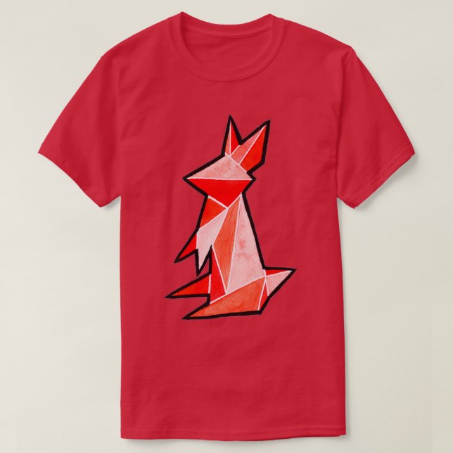 Camiseta Acuarela de conejo de origen (Diseño del anverso)