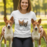 Acuarela de 'Era normal hace dos Basenjis'