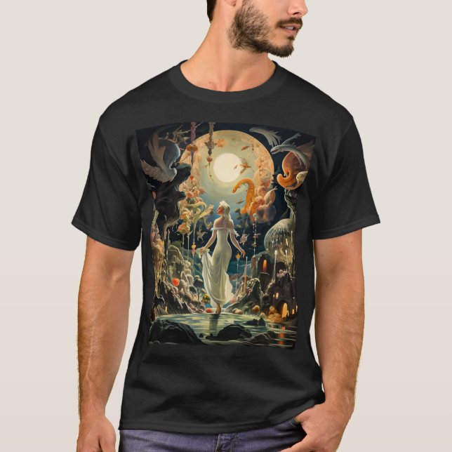 Camiseta Acuarela de fantasía (Anverso)