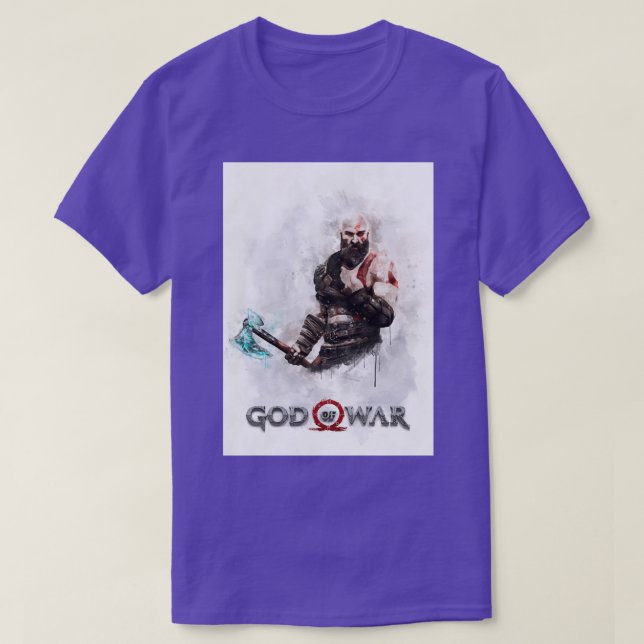 Camiseta acuarela de Kratos 1 (Diseño del anverso)