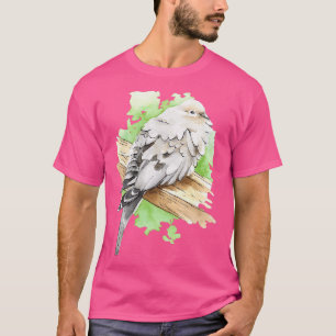 Camiseta Acuarela de luto Dove Bird