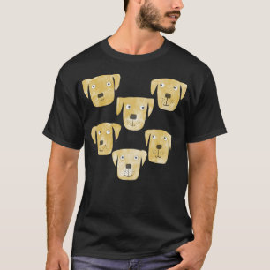 Camiseta Acuarela de perro recuperadora de Labrador dorado