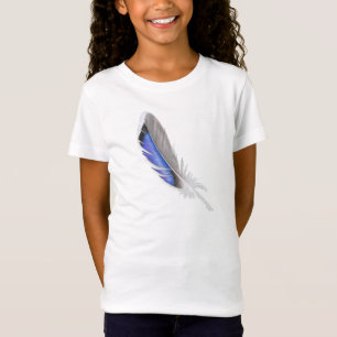 Camiseta Acuarela de plumas de pato mallard