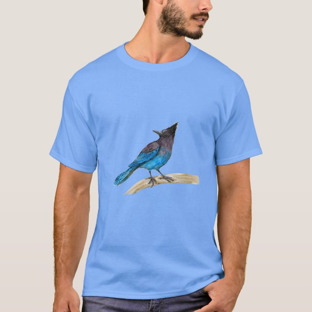 Camiseta  acuarela de Steller (Anverso)