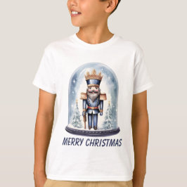 Camiseta acuarela del niño de los navidades