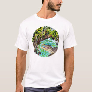 Camiseta Acuarela del parque nacional de los marismas
