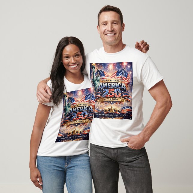 Camiseta Acuarela Día de la Independencia (Unisexo)