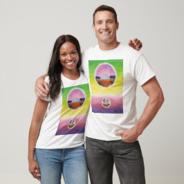 Camiseta Acuarela Fantasía Dimensiones Pirámide Sueños Mund