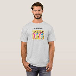 Camiseta Acuarela, feliz baile