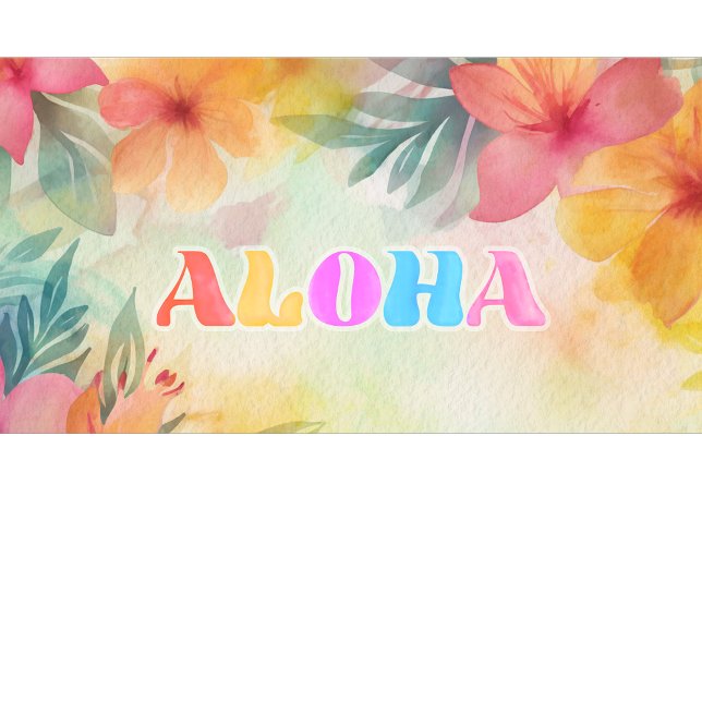 Camiseta Acuarela floral de Aloha Hawaii (Subido por el creador)