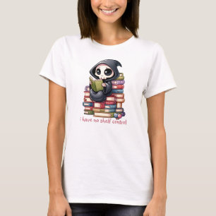 Camiseta Acuarela Grim Reaper Book Lover