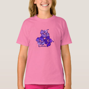 Camiseta Acuarela Hibiscus Hawai Tropical