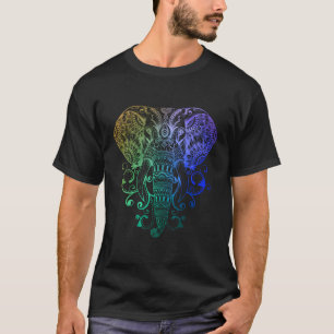 Camiseta Acuarela hindú de elefante