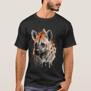 Camiseta Acuarela Hyena Africa Safari Animal Africa Wild