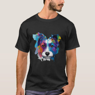 Camiseta Acuarela Jack Russell Terrier Dog Para Hombres Muj