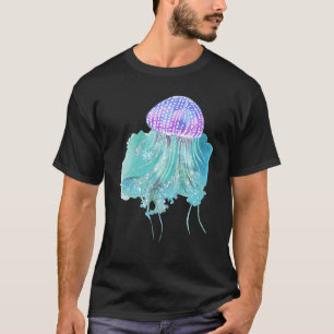 Camiseta Acuarela Jellyfish Criaturas del océano profundo y
