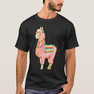Camiseta Acuarela Llama Alpaca Niño Chica 2