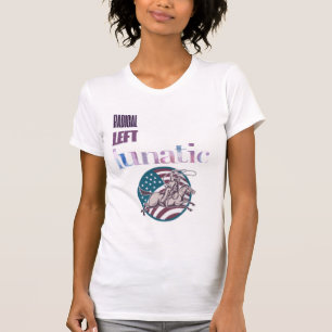 Camiseta Acuarela lunática radical izquierda