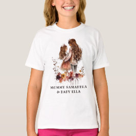 Camiseta Acuarela Mamá e Hija (1)