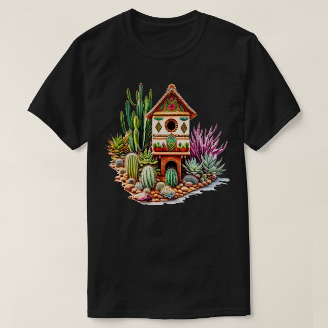 Camiseta Acuarela Nuevo estilo México Aves (Diseño del anverso)