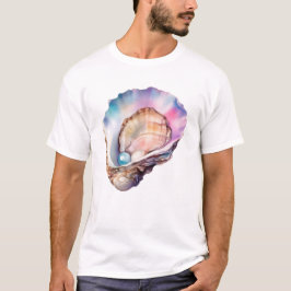 Camiseta Acuarela Ostra