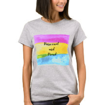 Acuarela pansexual y orgullosa