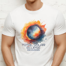 Acuarela Recuerdo Eclipse 2026