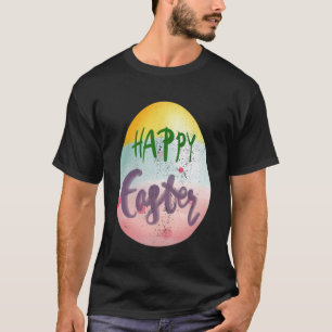 Camiseta Acuarela Semana Santa Caza de Huevos Día de Pascua