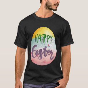 Camiseta Acuarela Semana Santa Caza de Huevos Día de Pascua